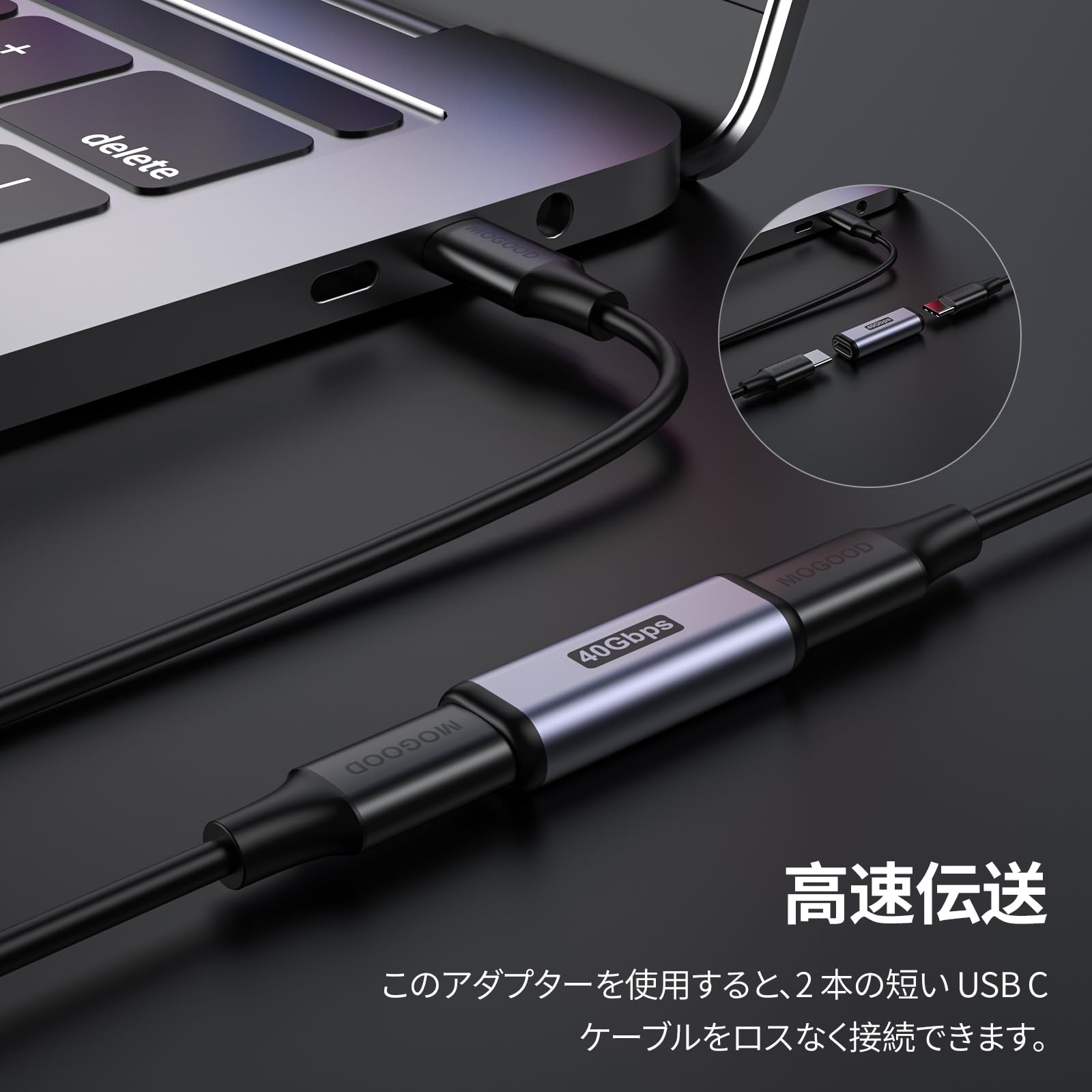 USB C 中継アダプタ メス to メス USB Type C 61tnub0IWFL._AC_UF894,